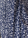 Blue Cotton Print Dress 