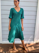 Zoe Vintage Green Dress