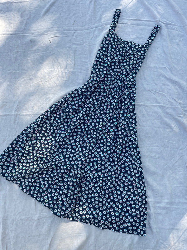 Arabella Indigo Cotton Dress-1