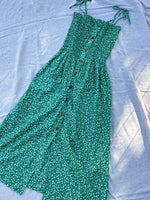 Alexa Green Cotton Dress