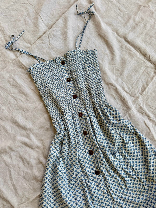 Alexa Indigo Print Dress