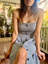 Alexa Indigo Print Dress
