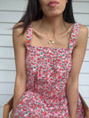 Arabella Peony Floral Cotton Dress