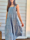 Arabella Vintage Indigo Floral Dress