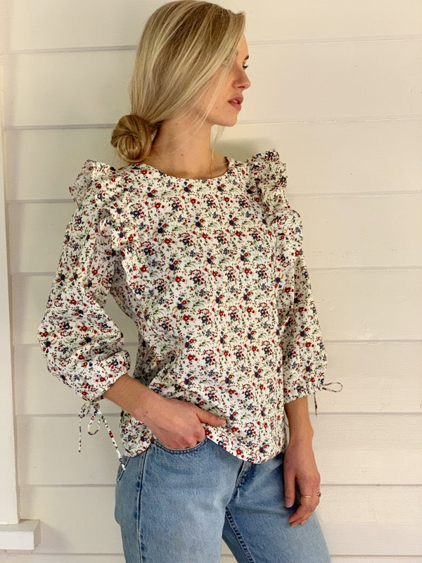 Chloe Vintage Floral Top