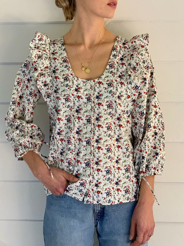 Chloe Vintage Floral Top