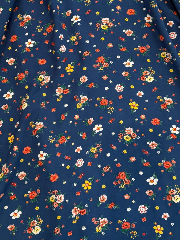 Dylan Blue Floral Short Dress