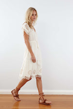 Georgia Cotton Embroidered Dress