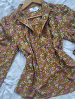 Joni Golden Floral Blouse