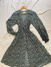 Keli Floral Long Sleeve Midi-Dress