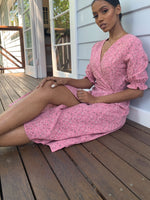 Lia Cotton Wrap Dress