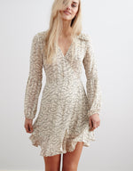 Margot Long Sleeve Short Wrap Dress