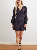 Margot Long Sleeve Short Wrap Dress