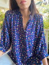 Marlow Cobalt Blue Floral Blouse