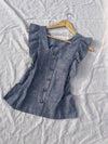 Mia Handwoven Linen Reversible Top