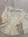 VIntage Cotton Lace Embroidered Blouse