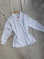 Vintage White Cotton Long Sleeve Shirt