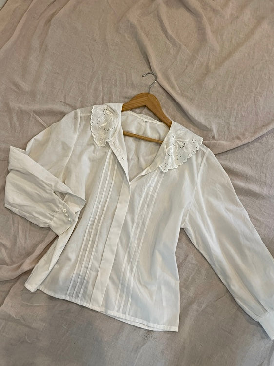 Vintage White Cotton Shirt