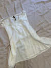 Vintage White Sleeveless Top