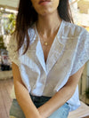 Vintage White Cotton Shirt