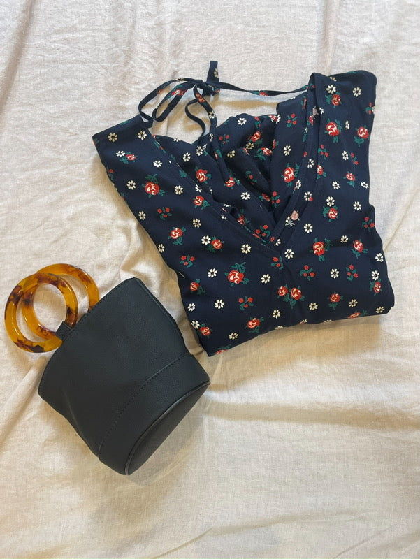 Zoe Black Floral Dress