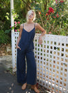 Kaia Tencel Navy Jumpsuit