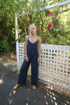 Kaia Tencel Navy Jumpsuit