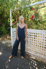 Kaia Tencel Navy Jumpsuit