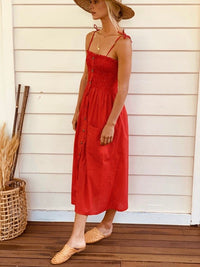 Alexa red polka-dot dress-4