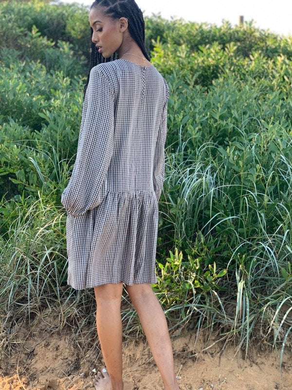 Ella Long Sleeve Cotton Dress