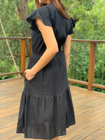 Marley Black Cotton Lace Dress-1-5