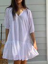 Paloma Embroidered Cotton Dress-03