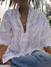 Vintage Broderie Anglaise Cotton Top