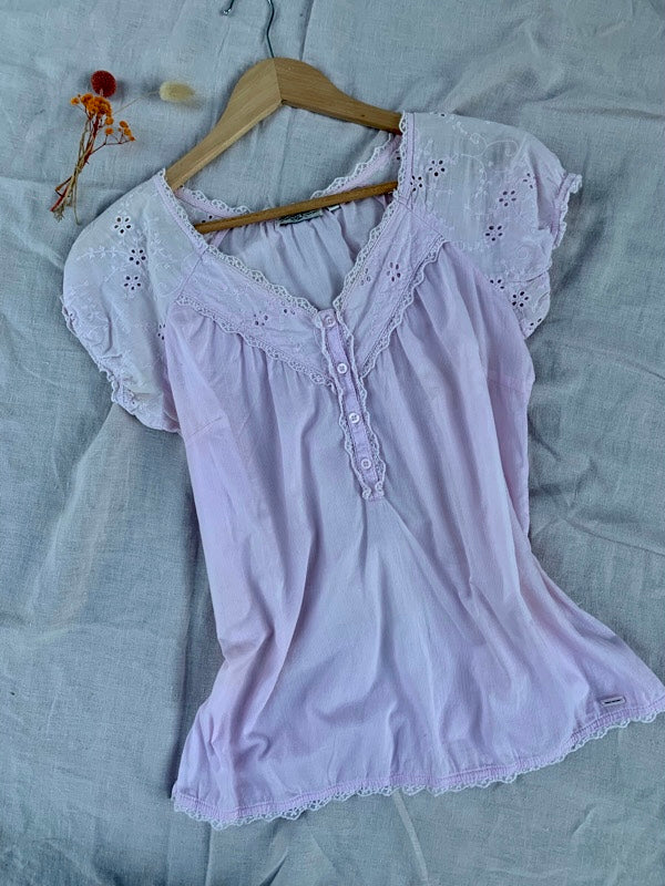 Vintage Hand-Dyed Cotton Top