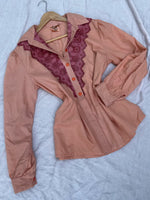 Vintage Hand Dyed Terracotta Shirt