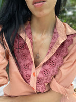 Vintage Hand Dyed Terracotta Shirt