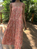 Arabella Sunset Floral Cotton Dress